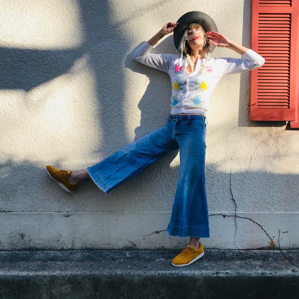 Vintage bell bottoms jeans denim bell bottom pants